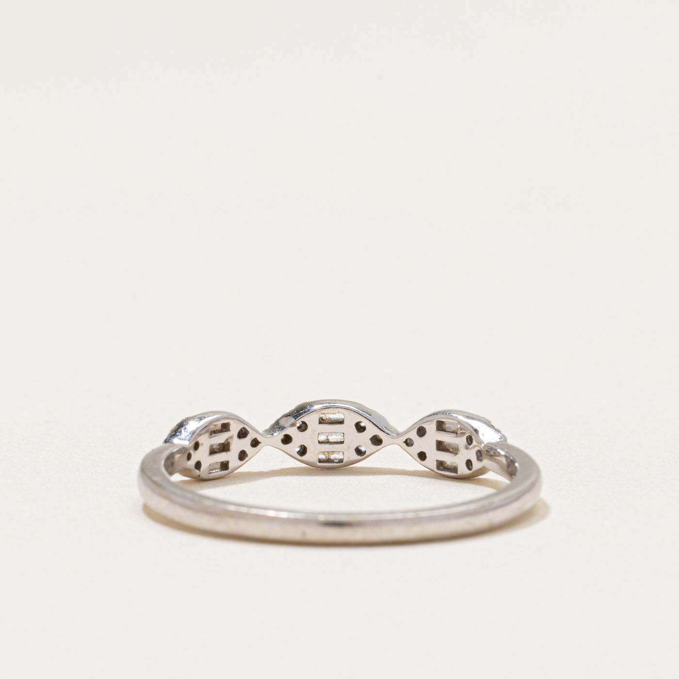 18k Diamond Marquise Cluster Ring | 0.28ctw | SZ 6.5