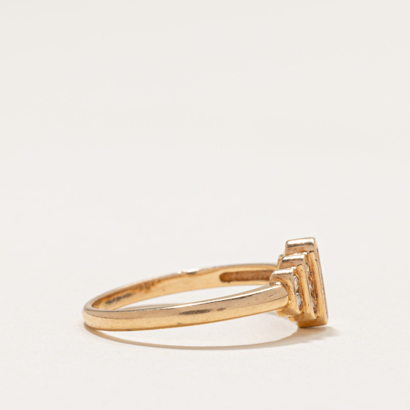 Diamond Tapered Multi Column Ring | 0.15ctw | SZ 6