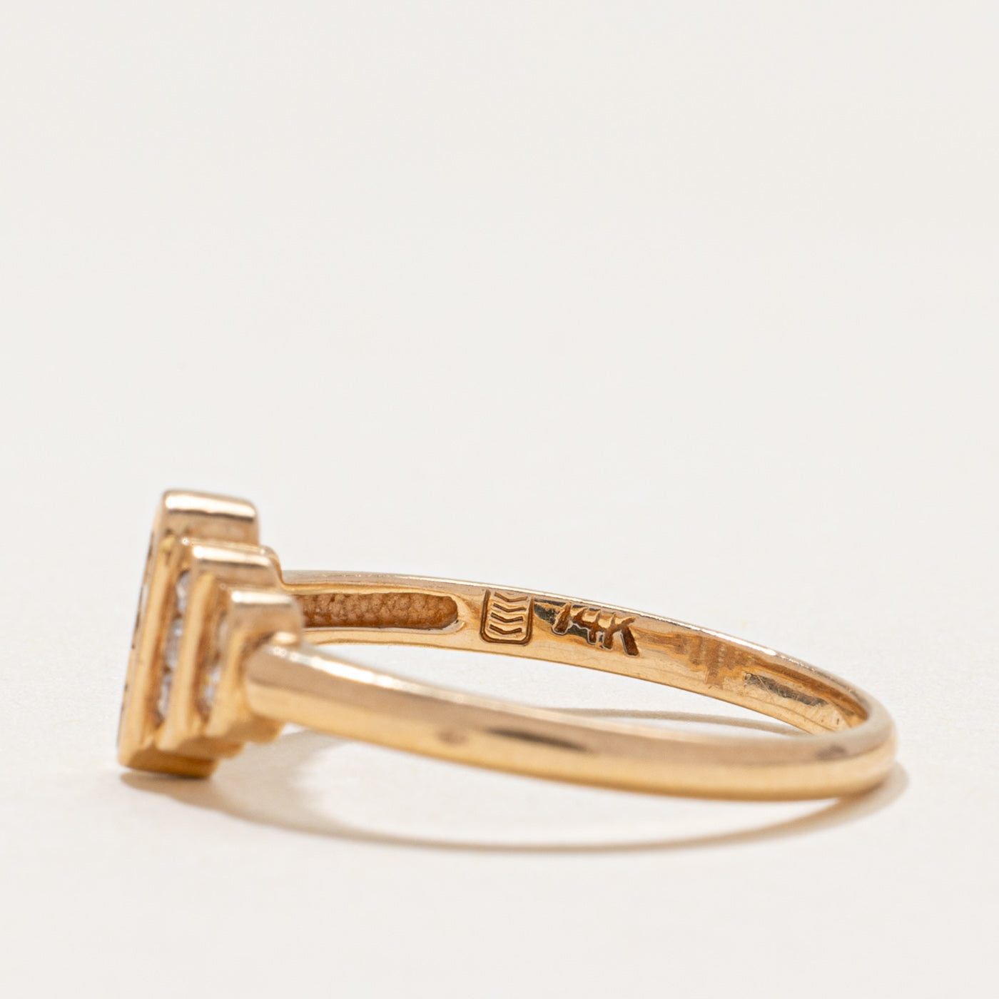Diamond Tapered Multi Column Ring | 0.15ctw | SZ 6