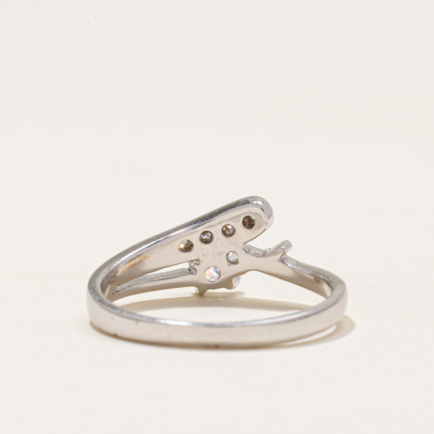 Diamond Bypass Ring | 0.24ctw | SZ 6.5