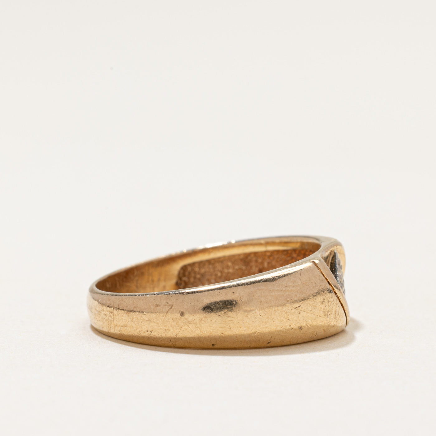 Diamond Grid Band | 0.02ctw | SZ 9