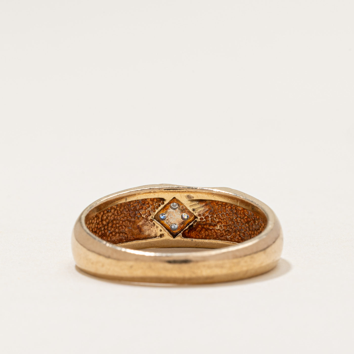 Diamond Grid Band | 0.02ctw | SZ 9