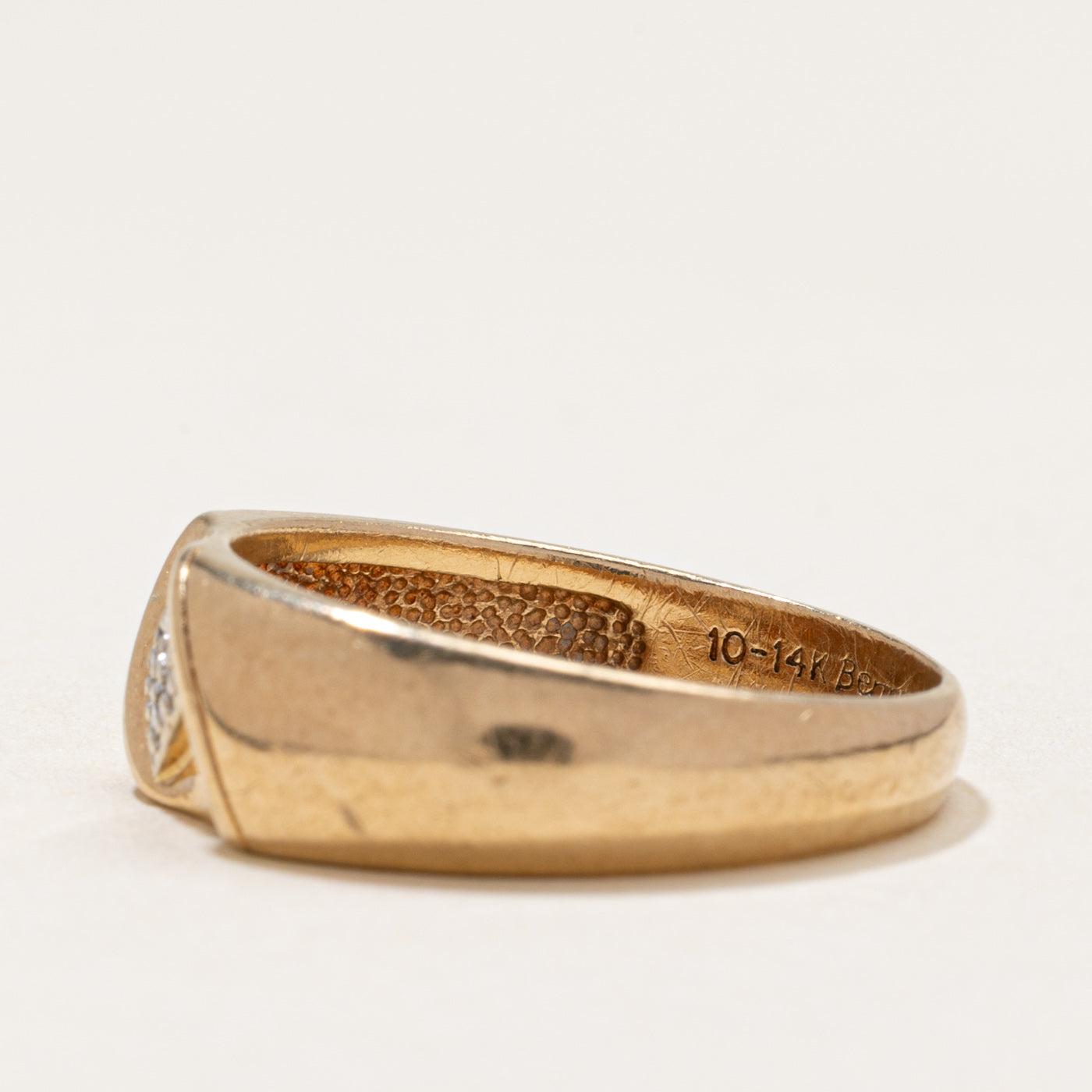 Diamond Grid Band | 0.02ctw | SZ 9