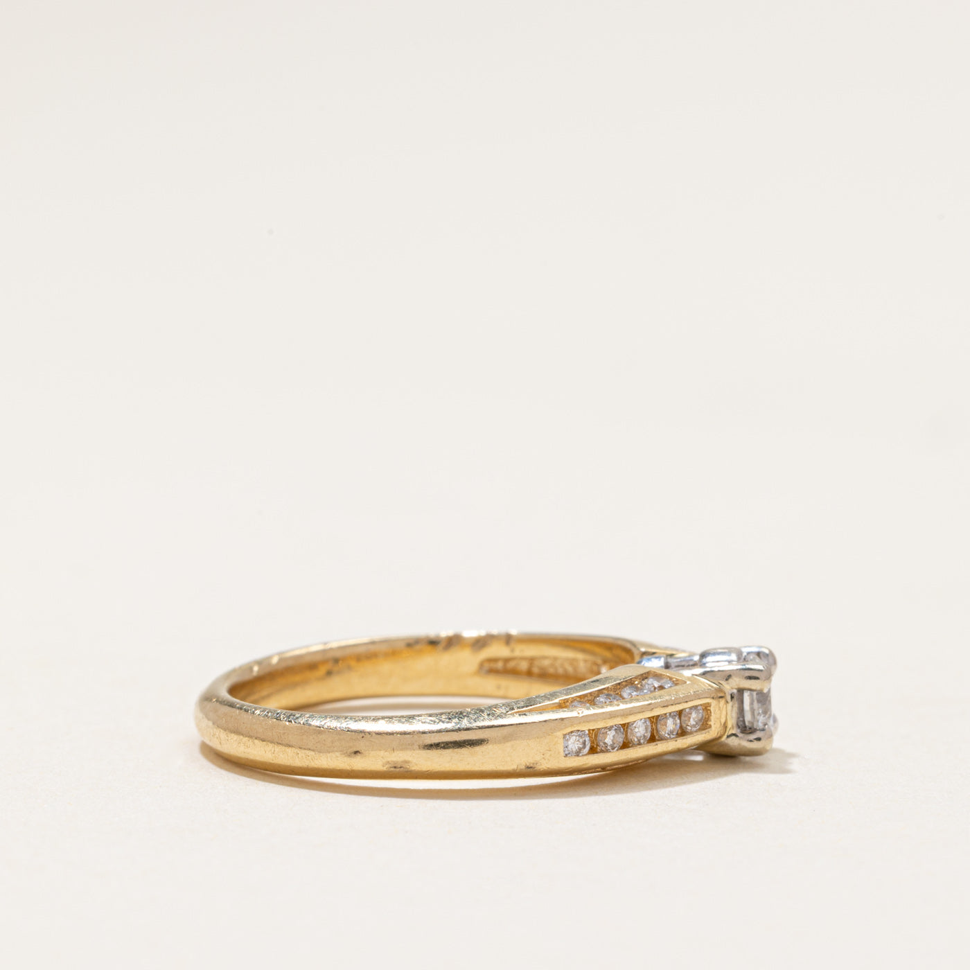 14k Diamond Accented Ring | 0.48ctw | SZ 6.5