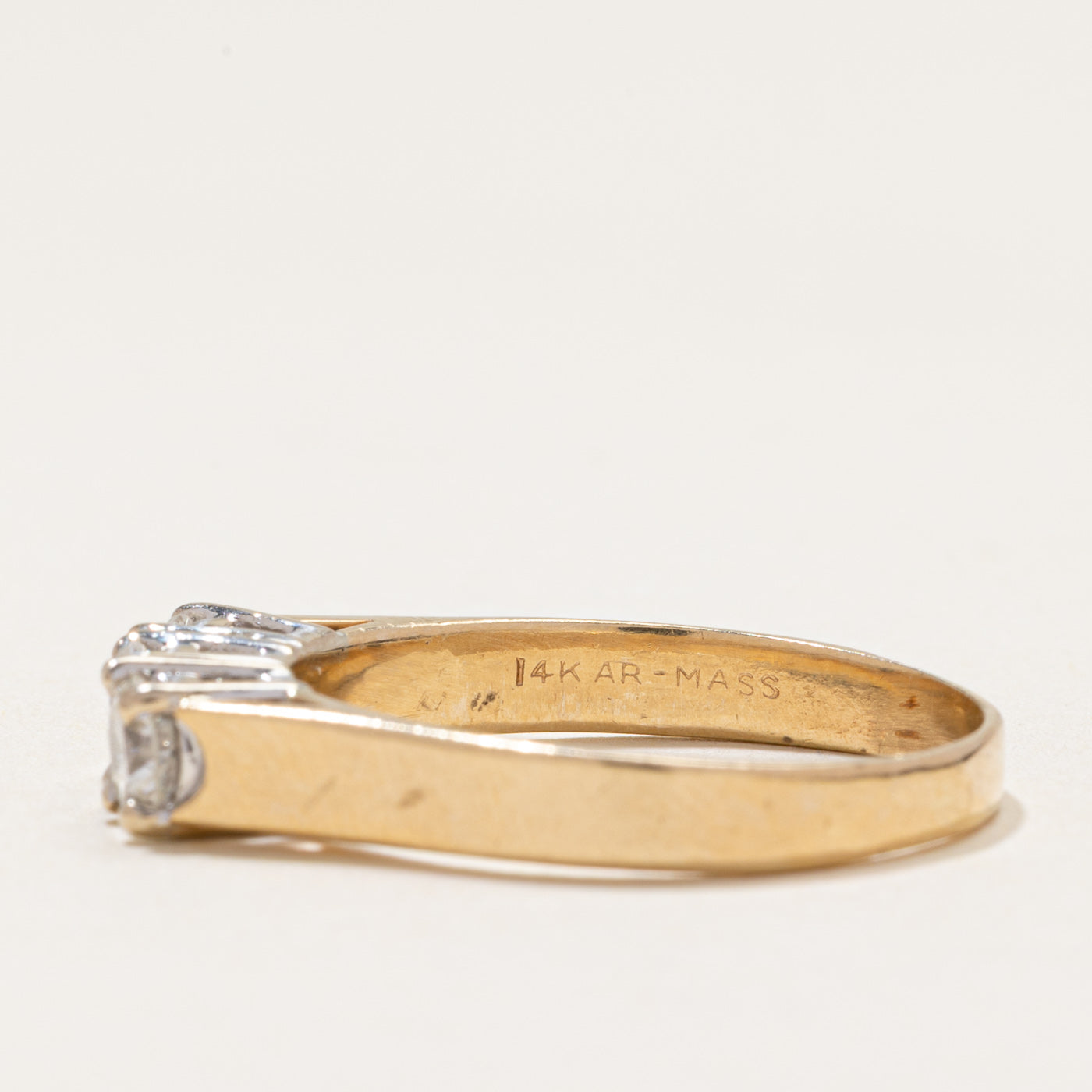 Three Stone Diamond Ring | 0.96ctw | SZ 9.25