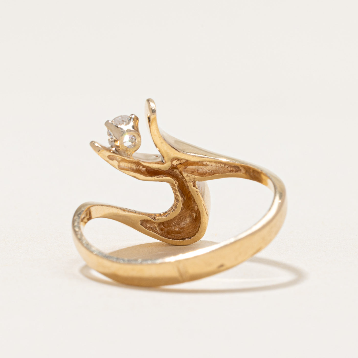 Diamond Abstract Cocktail Ring | 0.10ct | SZ 5.75