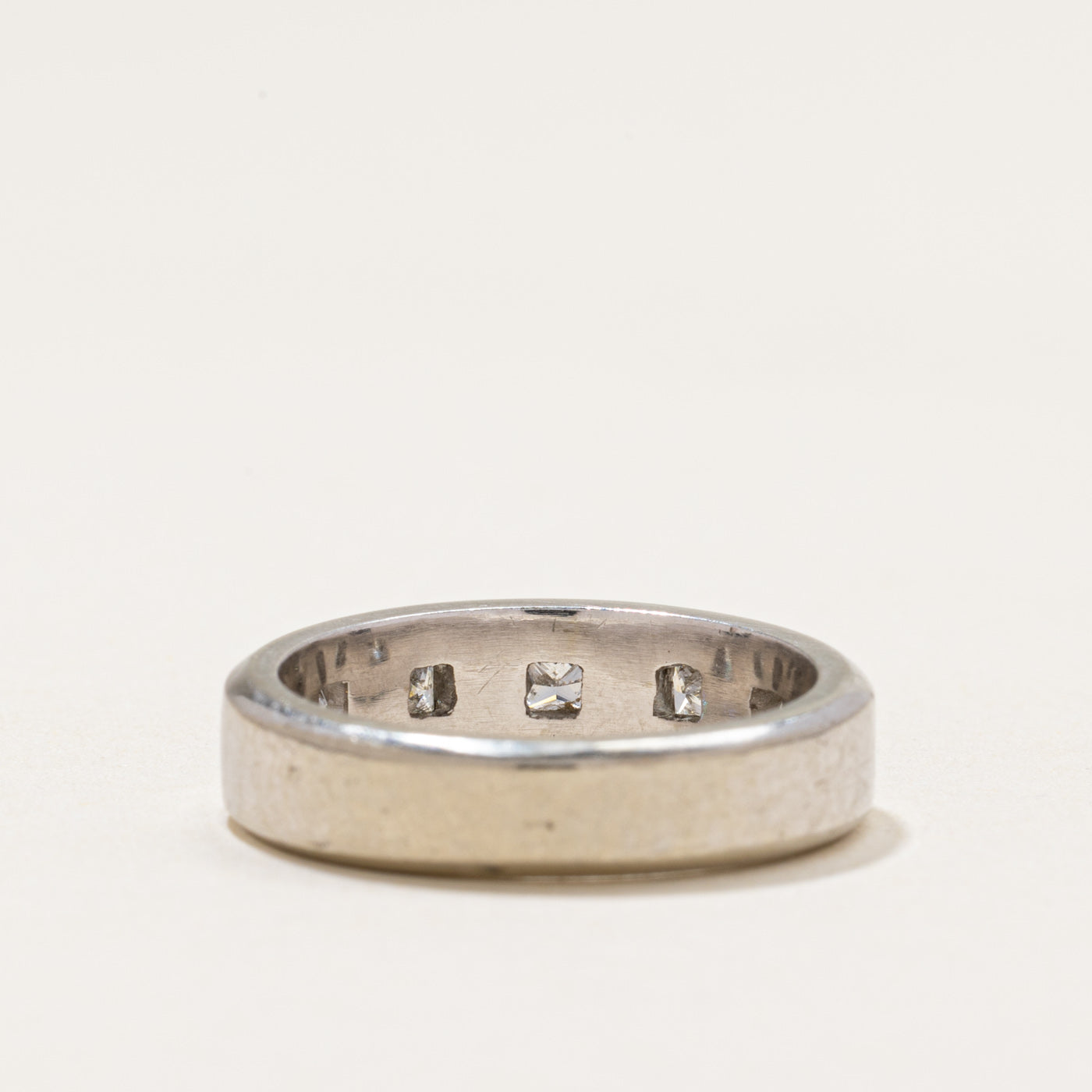 Five Stone Flush Set Princess Cut Diamond Band | 0.50ctw | SZ 6