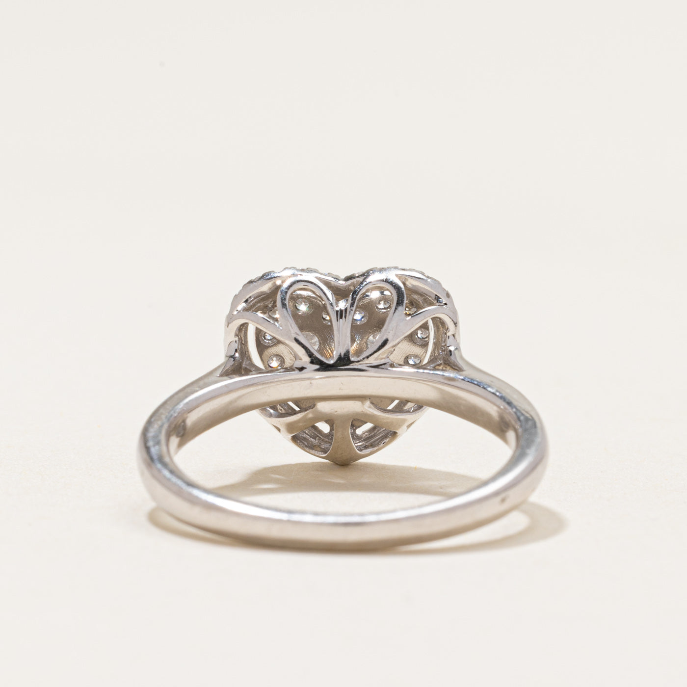 Diamond Heart Cluster Ring | 0.60ctw | SZ 6.5