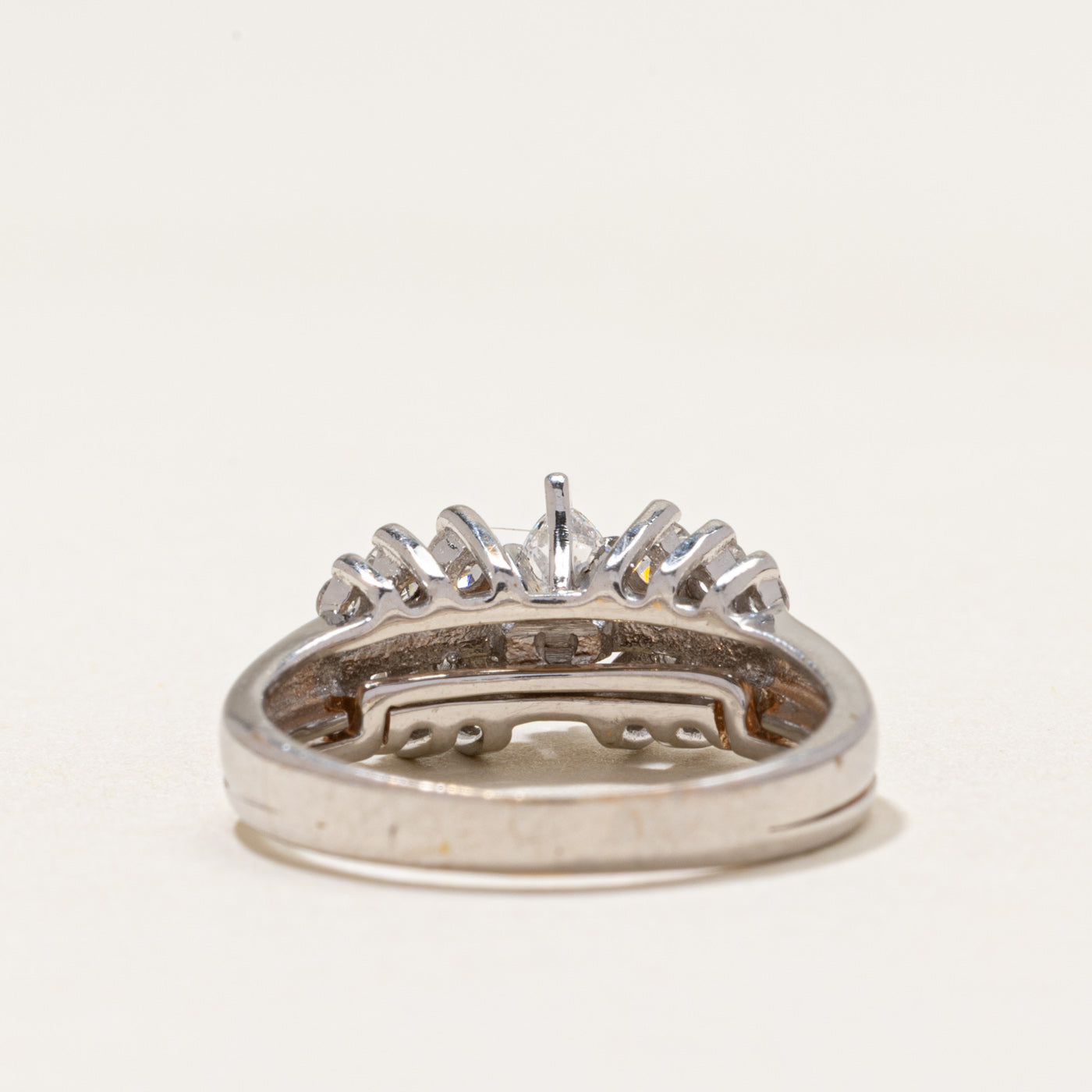 14k Marquise Cut Diamond Accented Ring | 0.52ctw | SZ 5