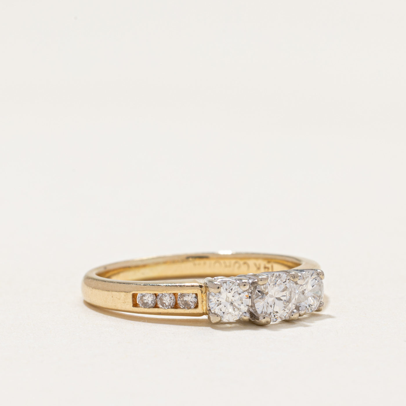 Three Stone Diamond Ring | 0.52ctw | SZ 5