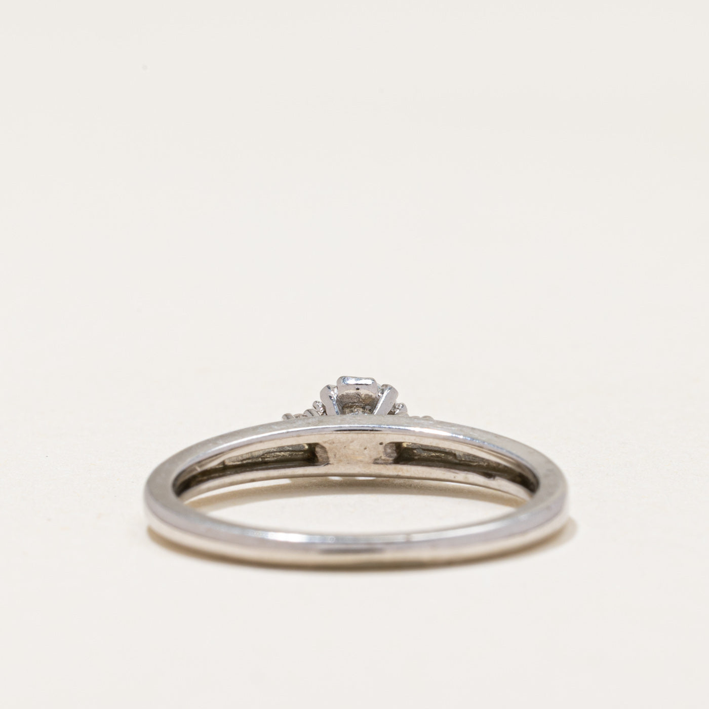 18k Diamond Textured Ring | 0.24ctw | SZ 6.25