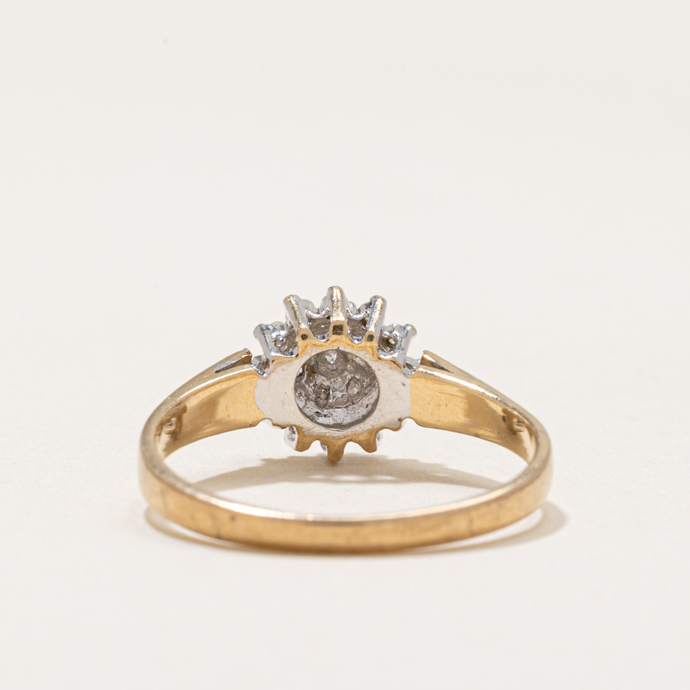 Diamond Petal Cluster Ring | 0.18ctw | SZ 6.25