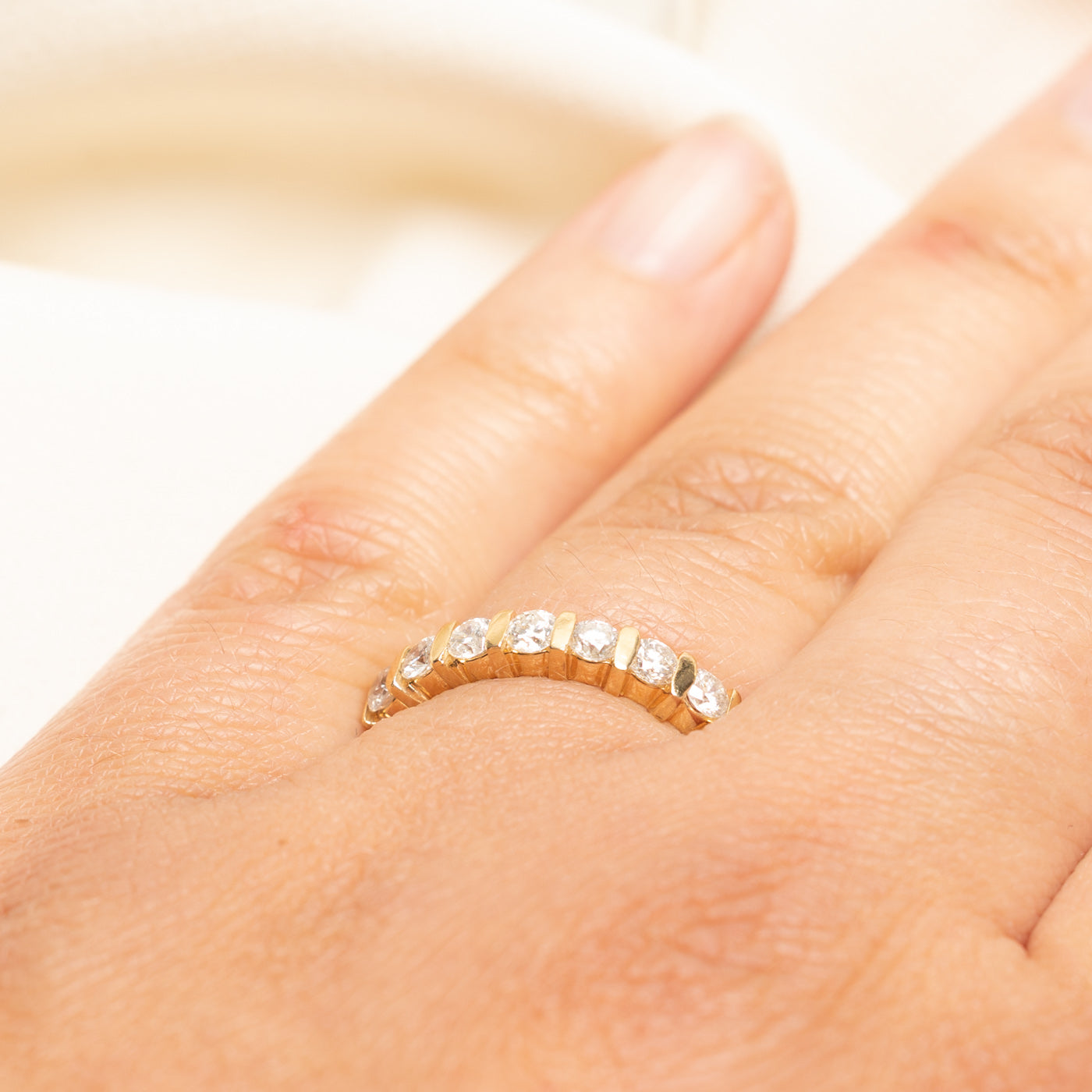 Semi Eternity Diamond Ring | 0.55ctw | SZ 7