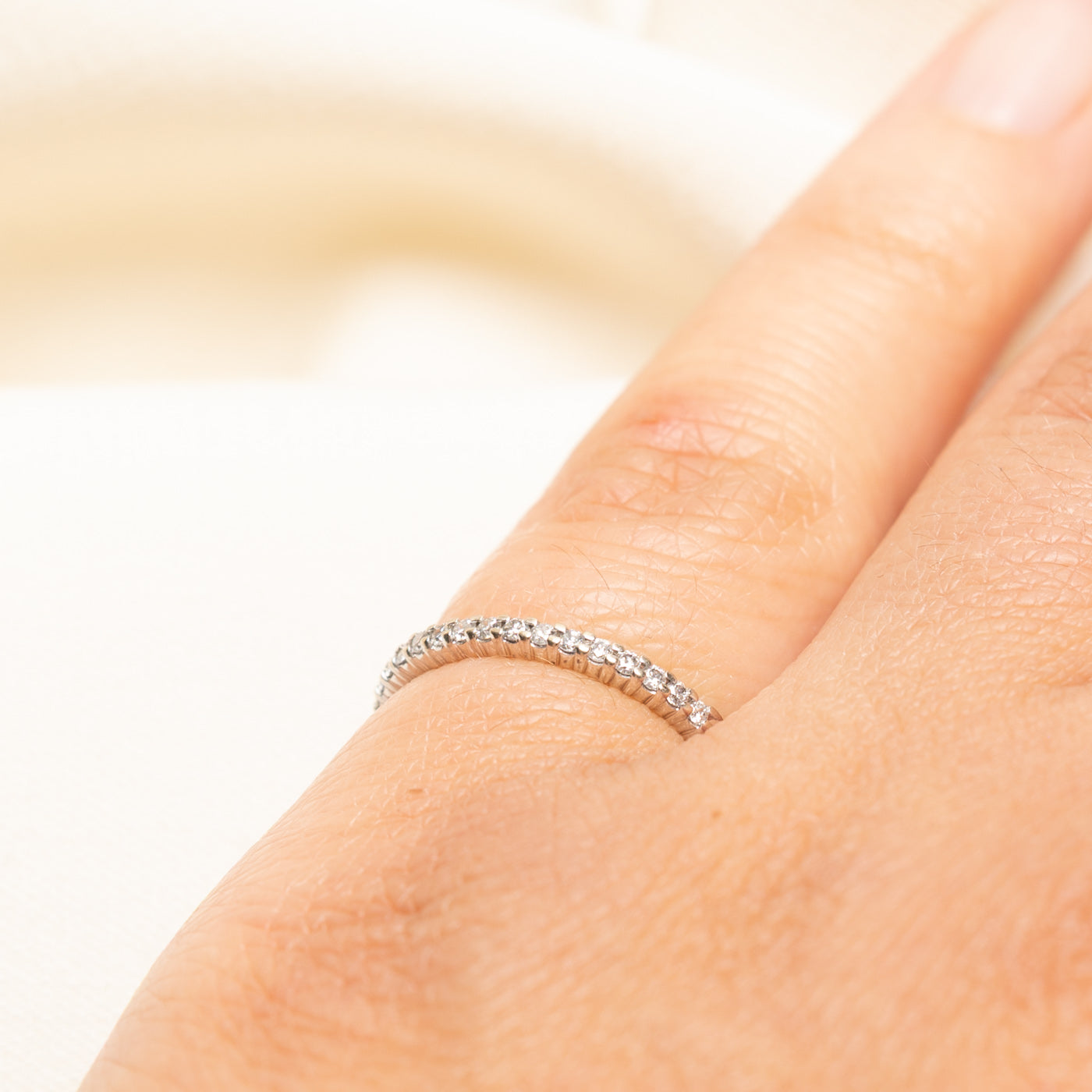 Semi Eternity Diamond Band | 0.19ctw | SZ 4.5