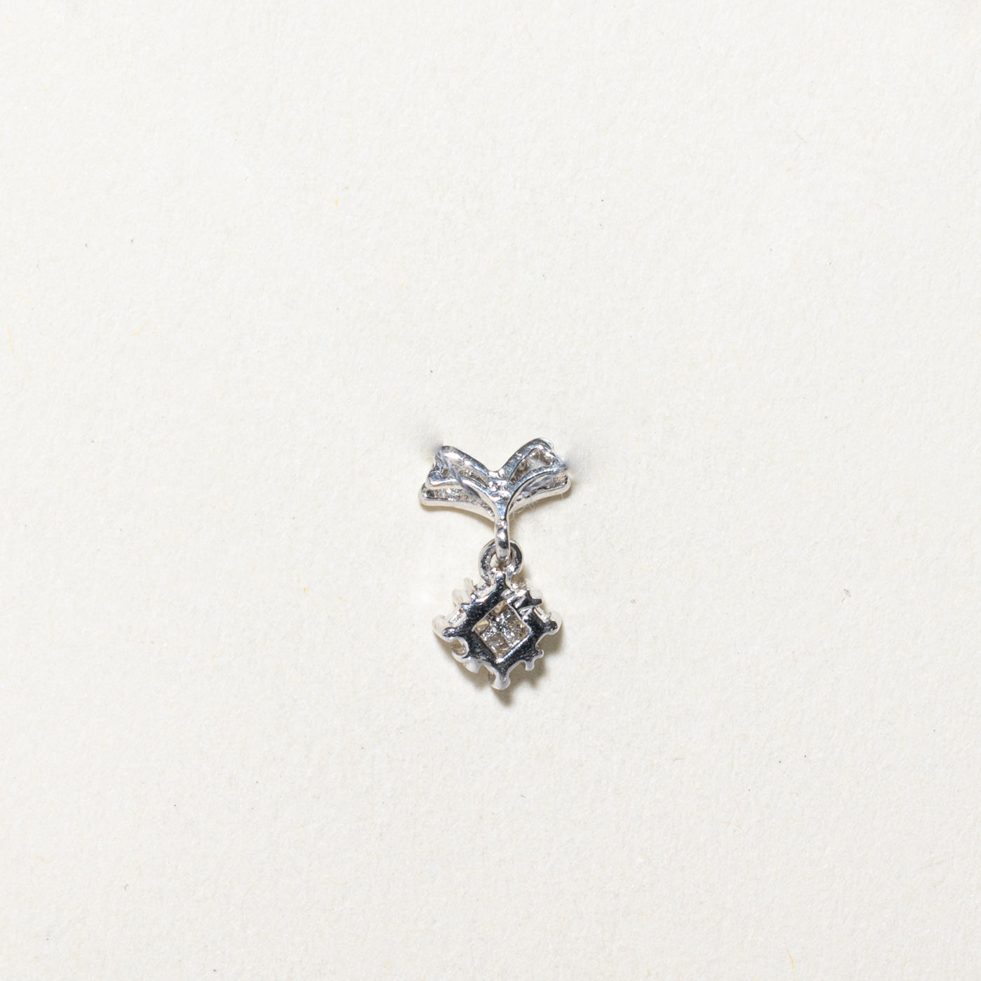 Princess Cut Diamond Cluster Pendant | 0.14ctw