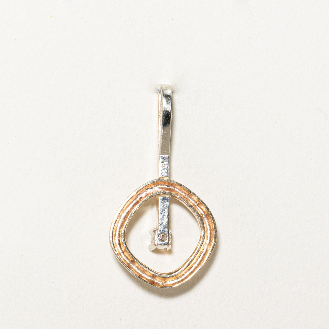 Dangling Diamond Drop Pendant | 0.06ct