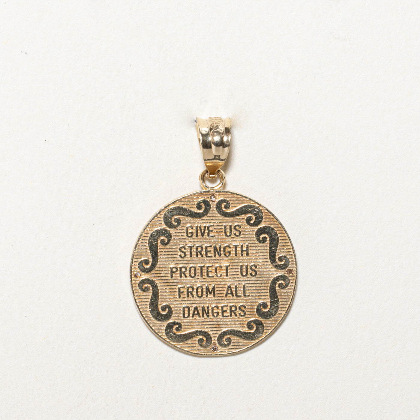 Diamond St. Michael Pendant | 0.02ctw