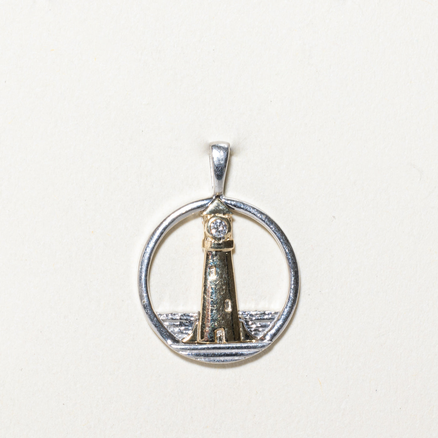 Diamond Lighthouse Pendant | 0.03ct