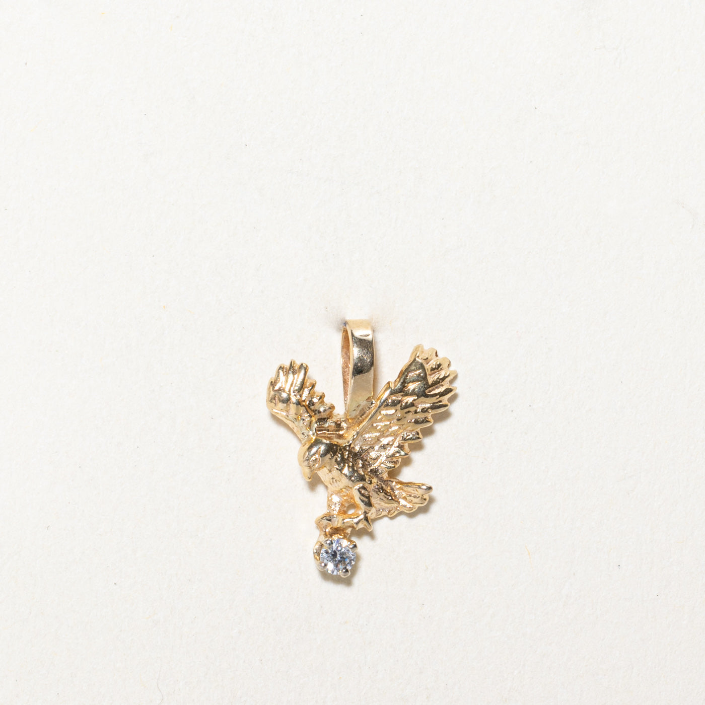 Diamond Eagle Pendant | 0.05ct