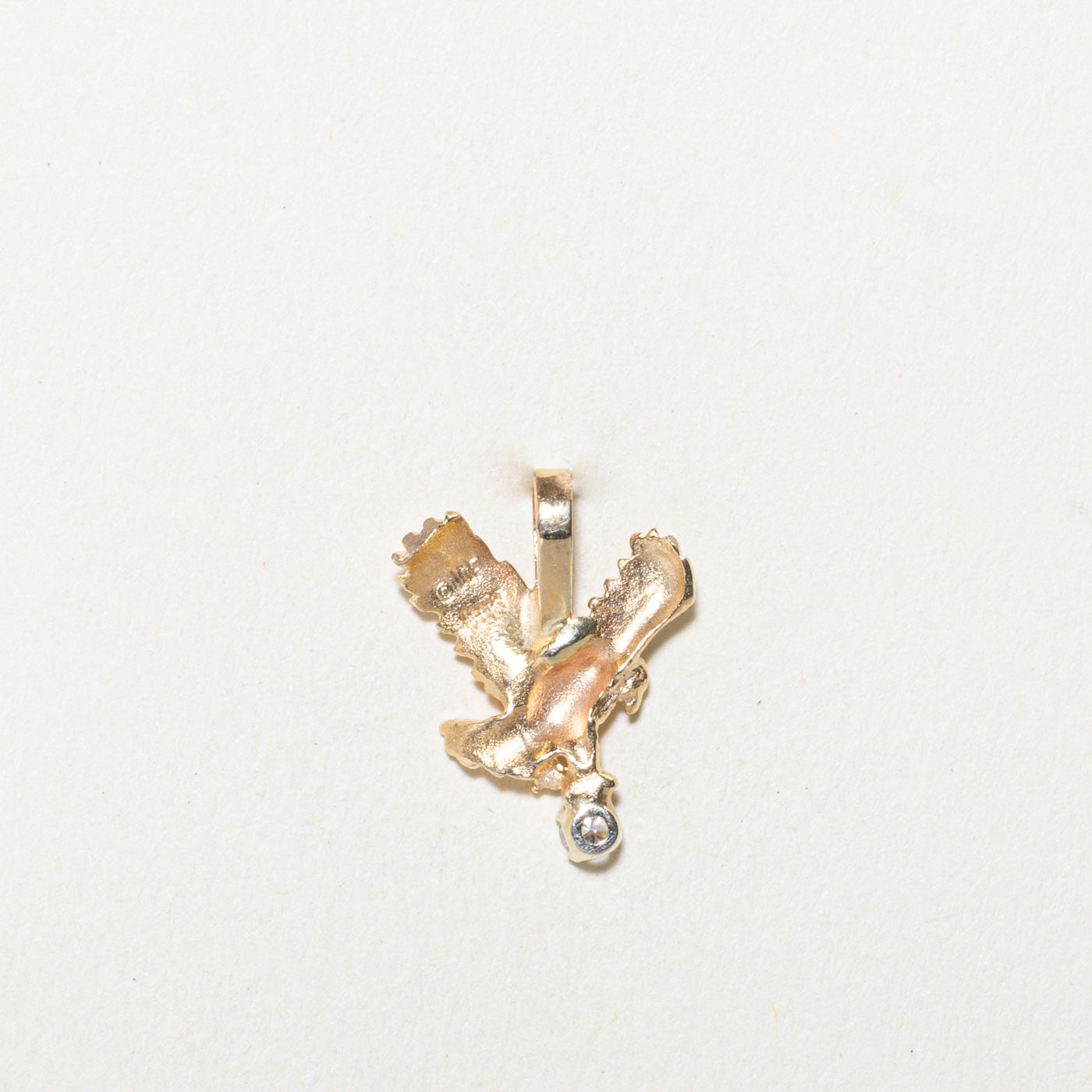 Diamond Eagle Pendant | 0.05ct