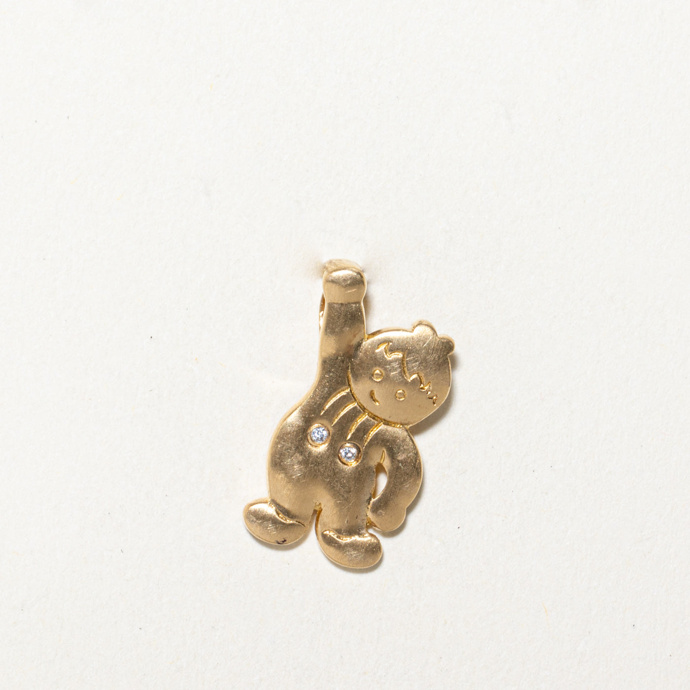 Diamond Son Pendant | 0.01ctw