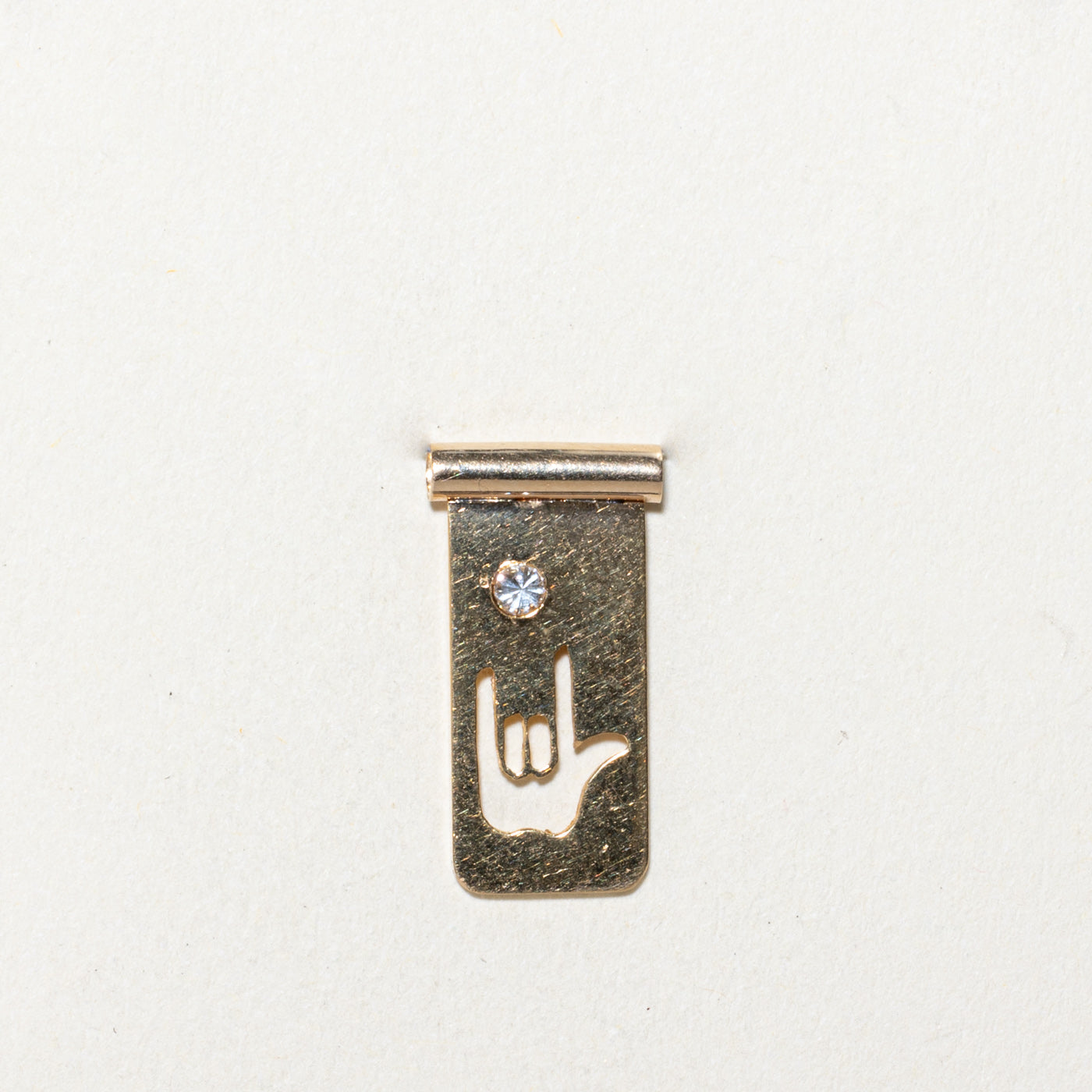 Diamond I Love You Pendant | 0.05ct