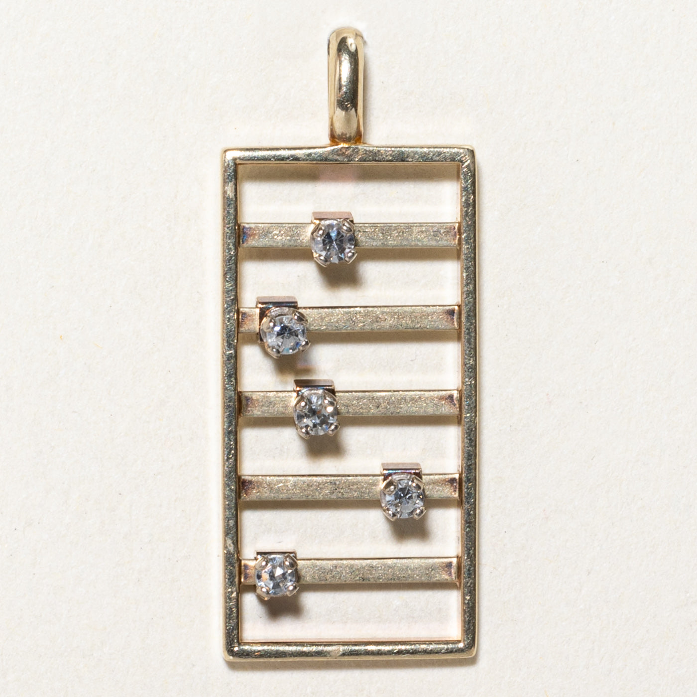 Pendentif à diamants coulissants | 0,10 ct