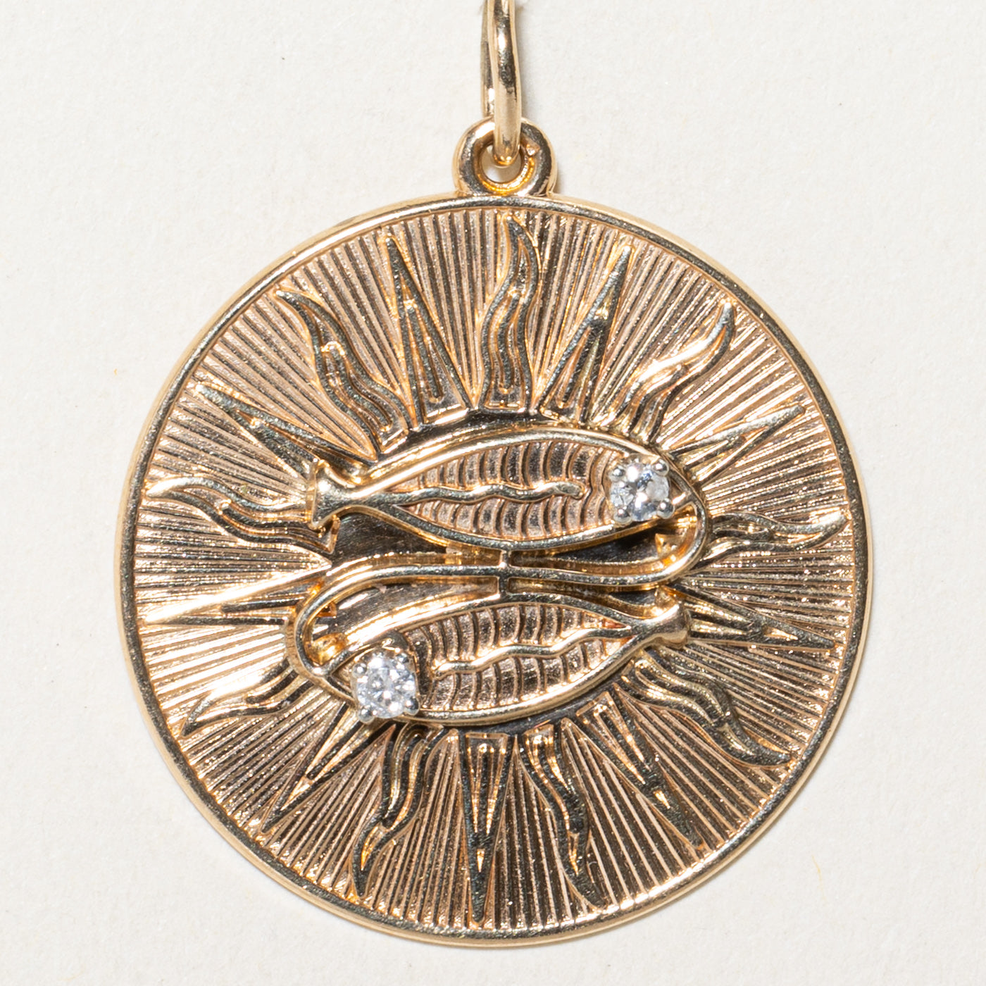 Diamond Pisces Pendant | 0.06ctw