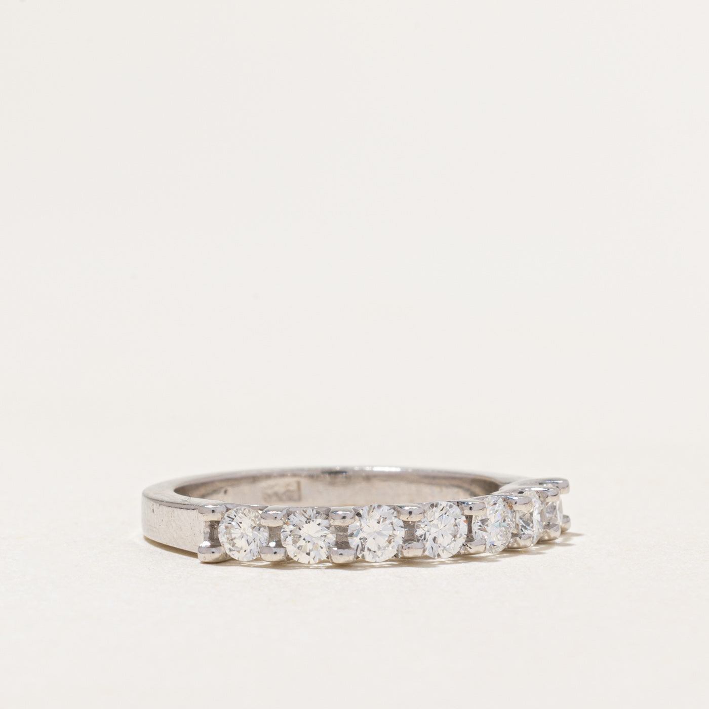 18k Semi Eternity Diamond Band | 0.63ctw | SZ 7.25