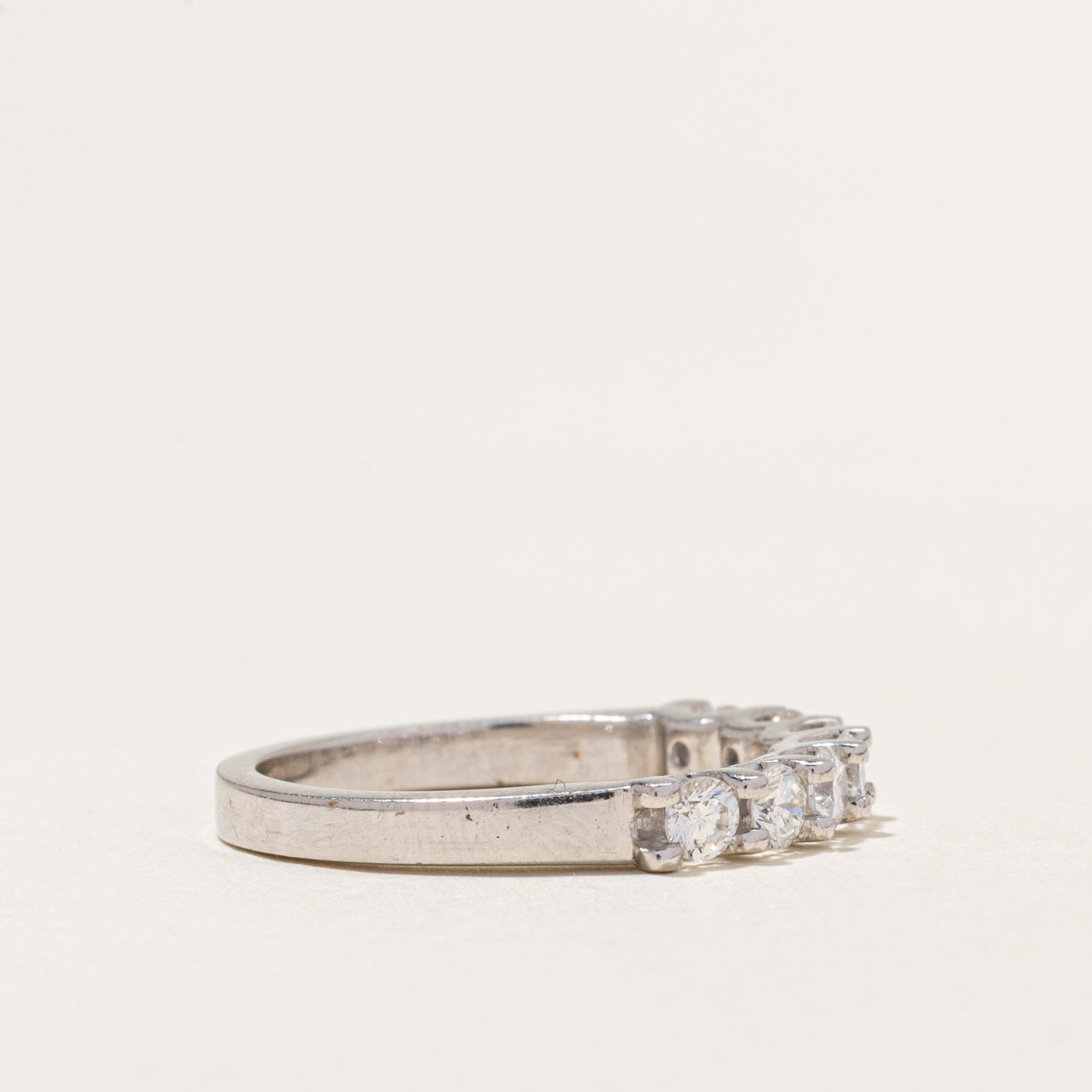 18k Semi Eternity Diamond Band | 0.63ctw | SZ 7.25