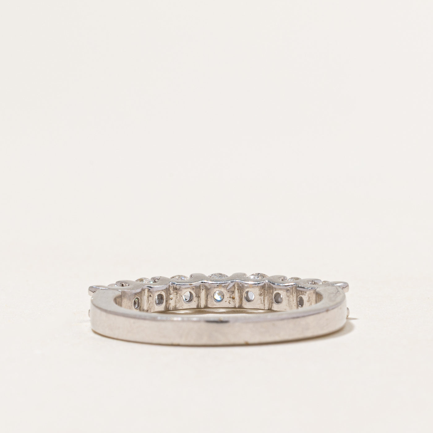 18k Semi Eternity Diamond Band | 0.63ctw | SZ 7.25