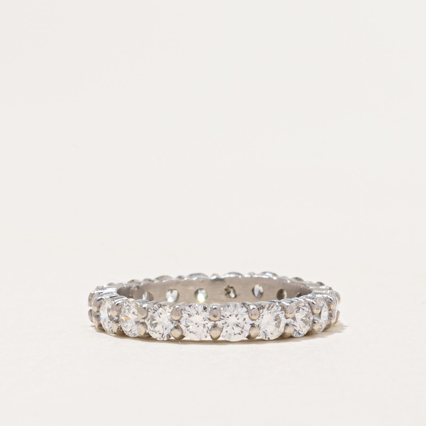 900 Platinum Eternity Diamond Band | 0.80ctw | 2.80mm | SZ 3.75
