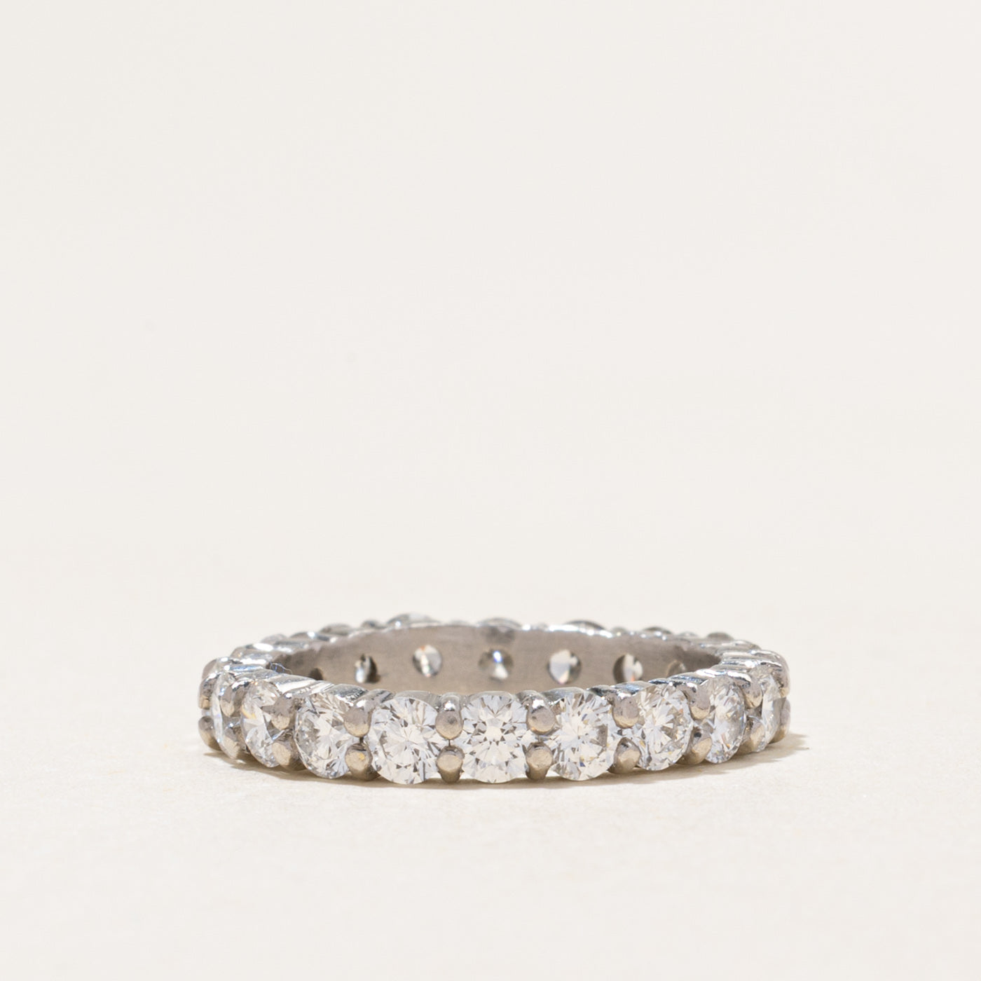 900 Platinum Eternity Diamond Band | 0.80ctw | 2.80mm | SZ 3.75