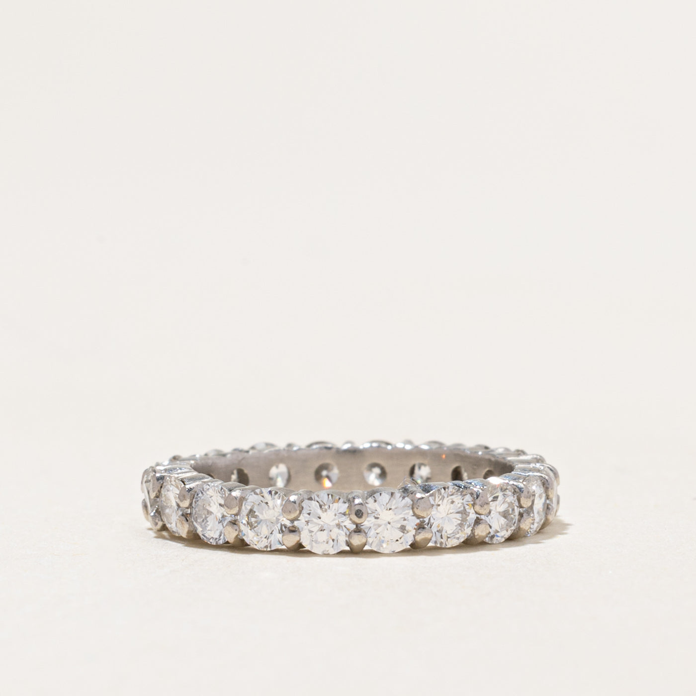 900 Platinum Eternity Diamond Band | 0.80ctw | 2.80mm | SZ 3.75