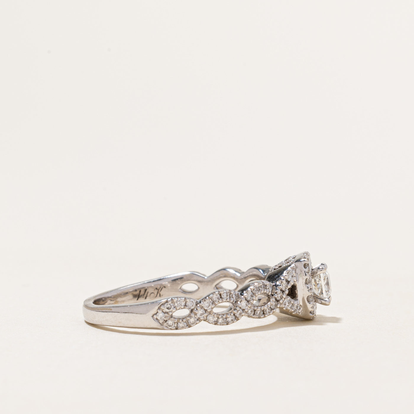 Princess Cut Diamond Engagement Ring | 0.41ctw | SZ 9