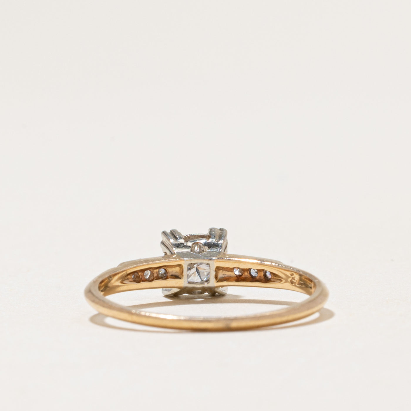 Diamond Accented Engagement Ring | 0.28ctw | SZ 5.5
