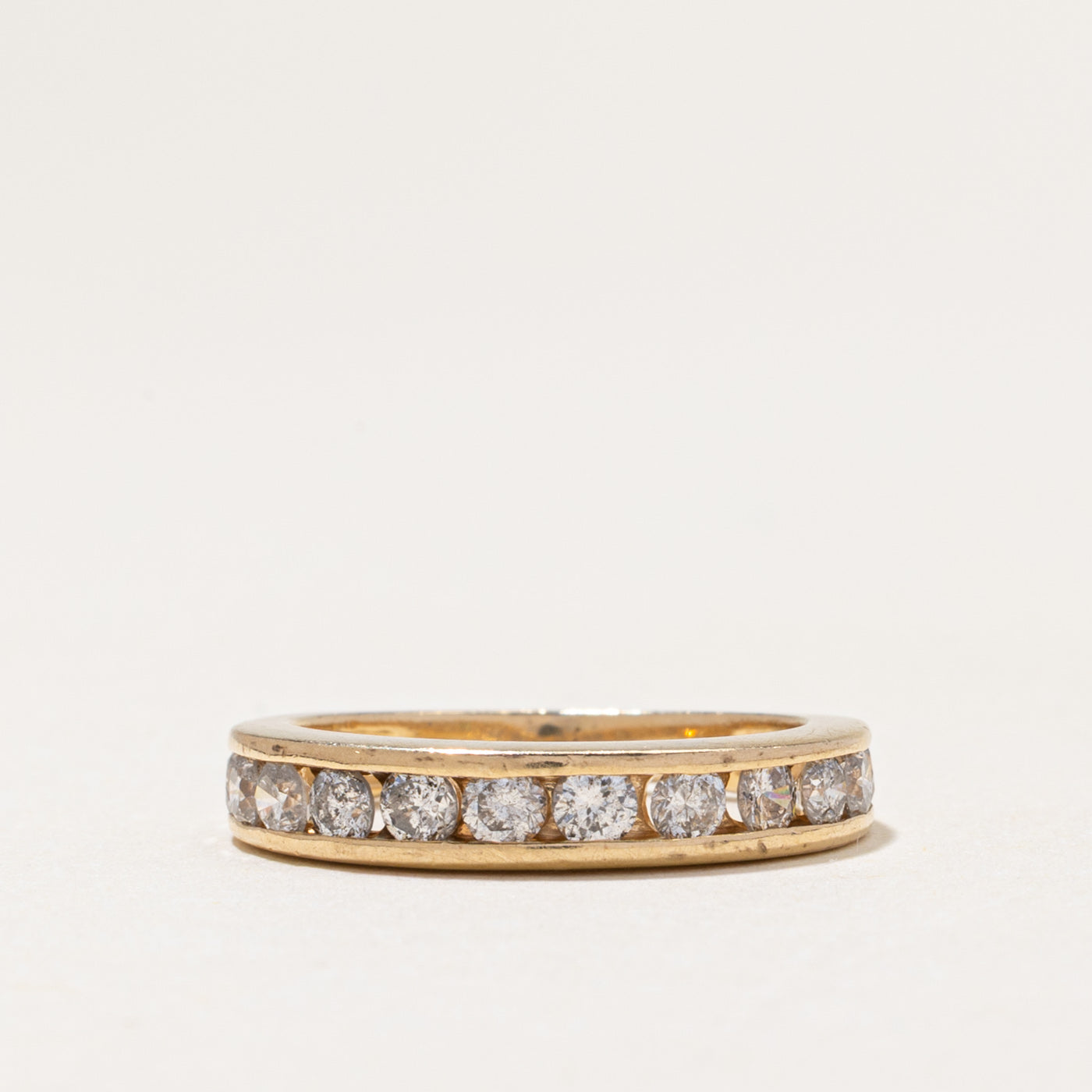 Semi Eternity Channel Set Diamond Band | 0.92ctw | SZ 6