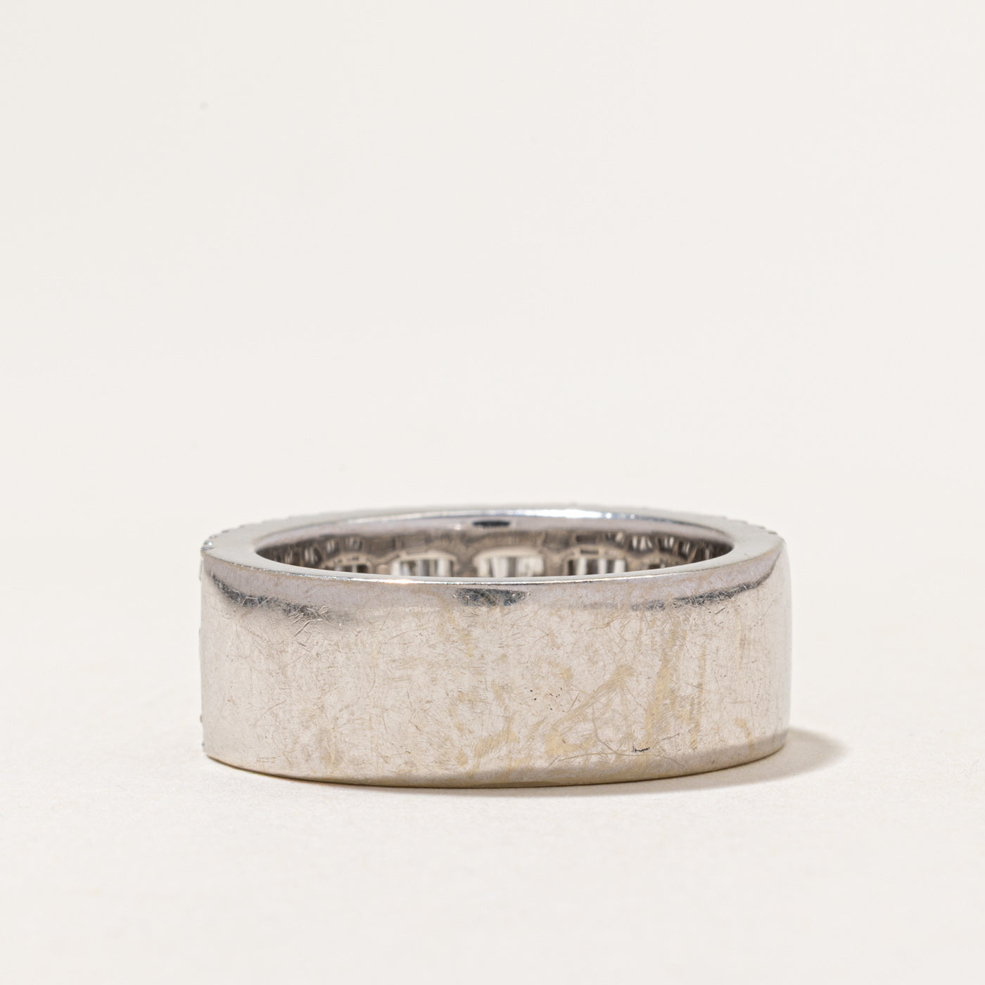 Multi Row Diamond Cigar Band | 1.70ctw | 8.90mm | SZ 10.25