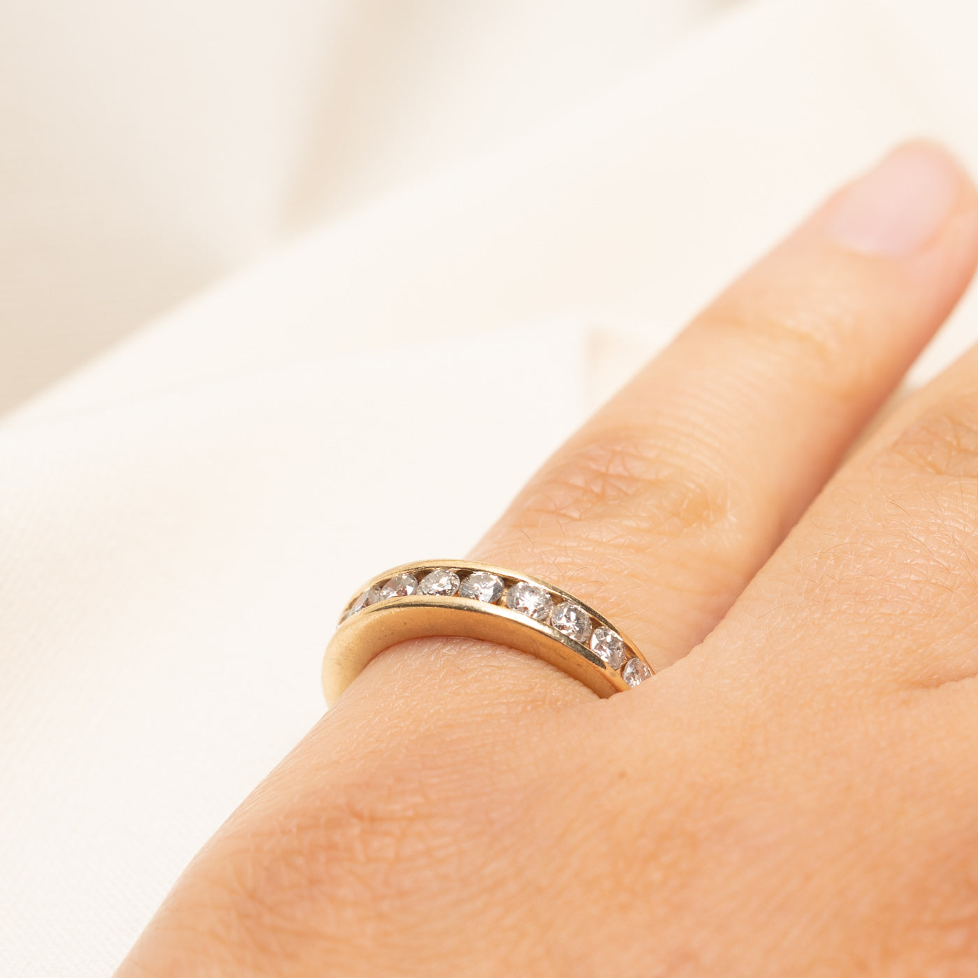 Semi Eternity Channel Set Diamond Band | 0.92ctw | SZ 6