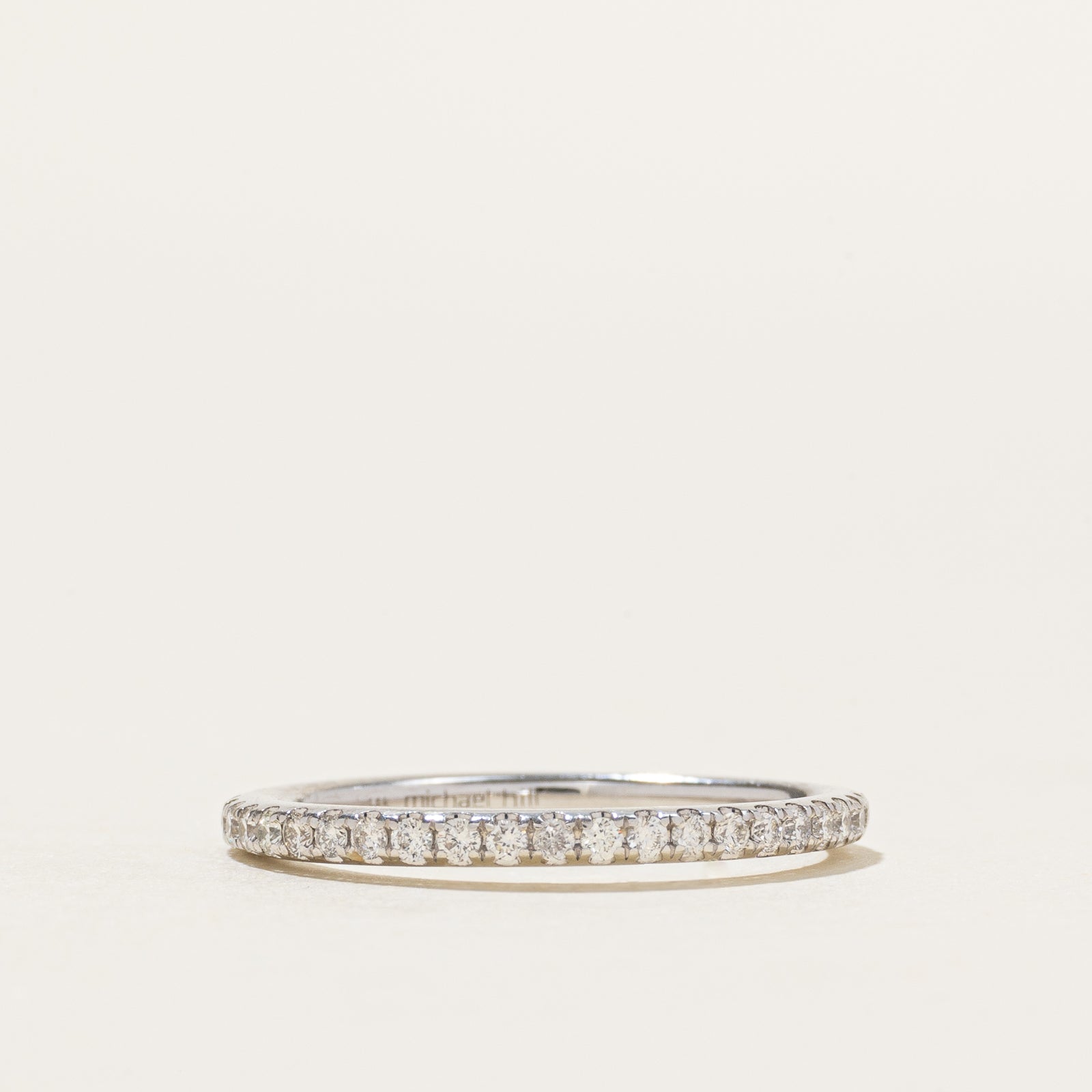 14k Eternity Diamond Thin Band | 0.35ctw | 1.6mm | SZ 6