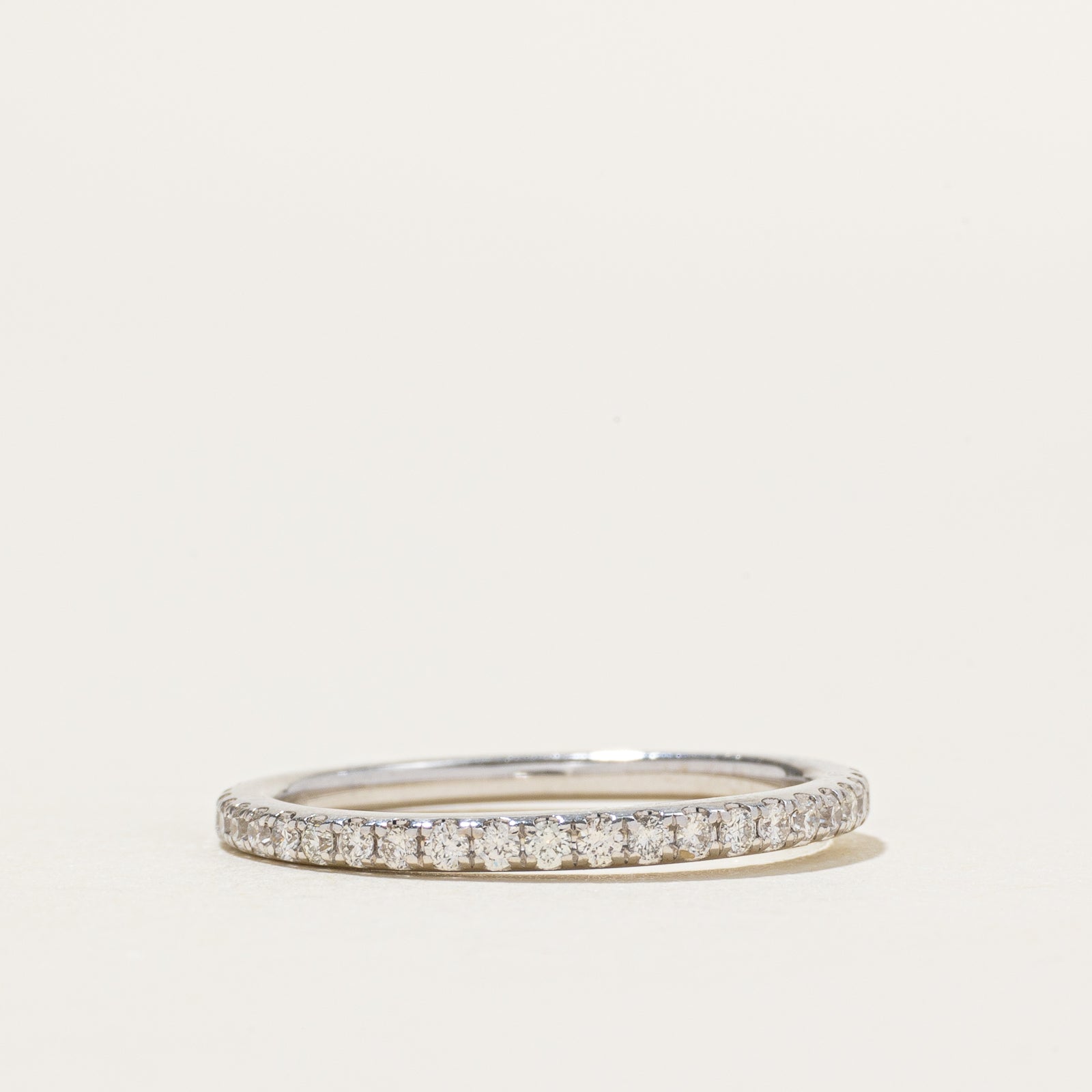14k Eternity Diamond Thin Band | 0.35ctw | 1.6mm | SZ 6