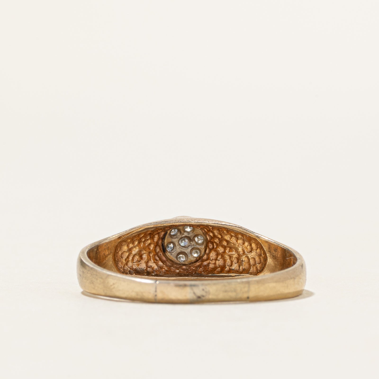 14k Diamond Round Cluster Ring | 0.10ctw | SZ 9.5