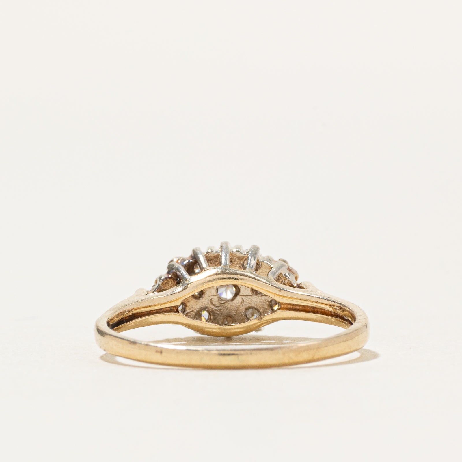 Diamond Marquise Shaped Cluster Ring | 0.27ctw | SZ 6