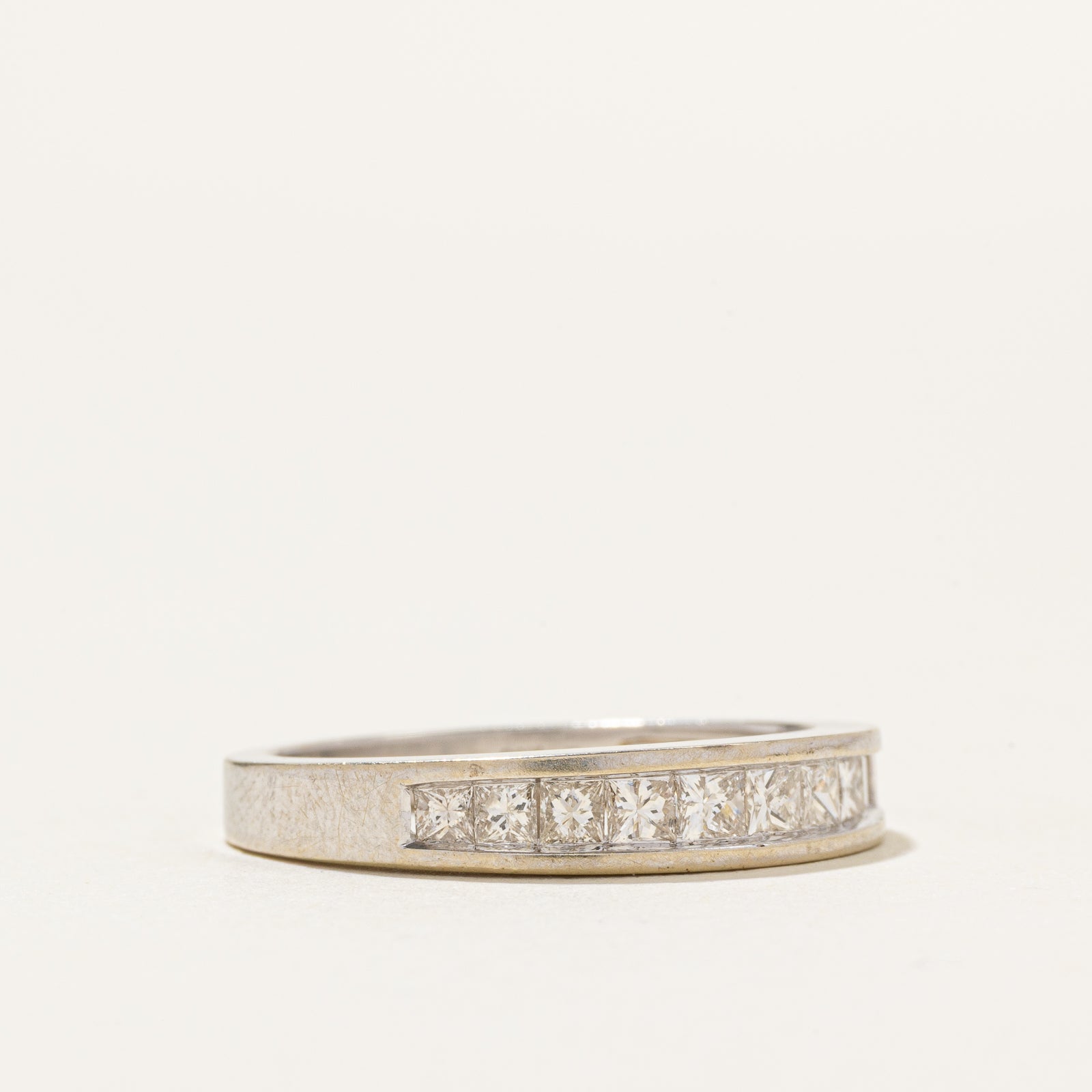 14k Semi Eternity Princess Cut Diamond Ring | 0.50ctw | SZ 6.75