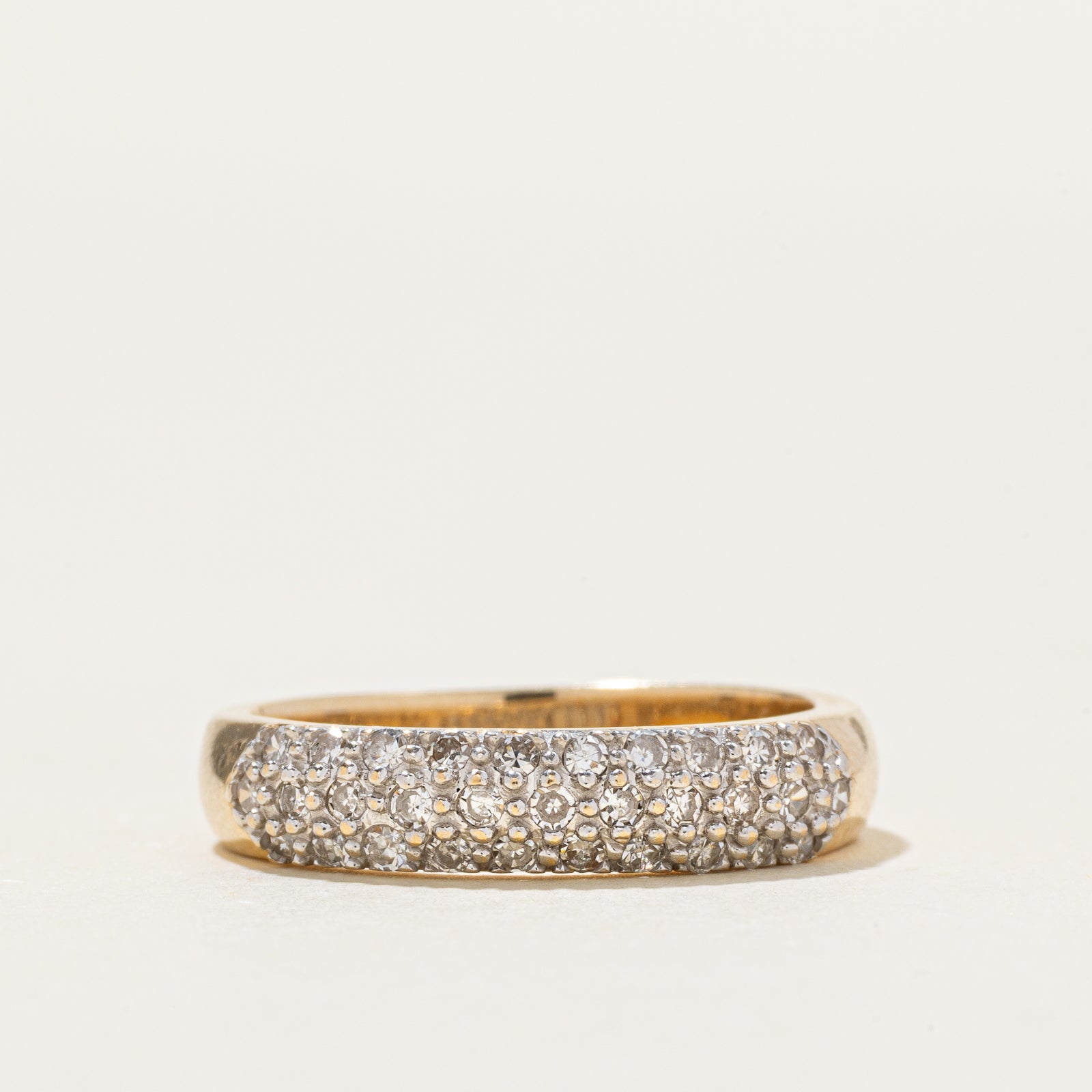 14k Pavé Set Diamond Band | 0.30ctw | SZ 6