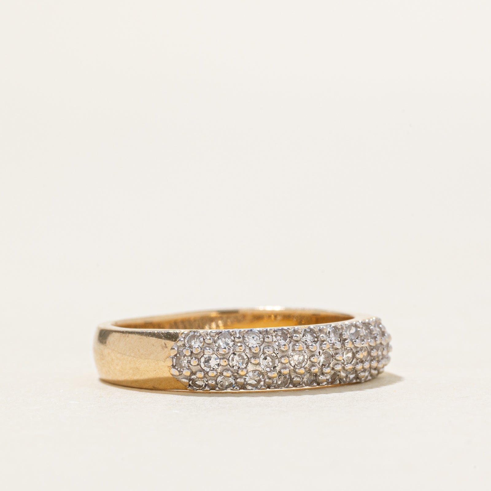14k Pavé Set Diamond Band | 0.30ctw | SZ 6