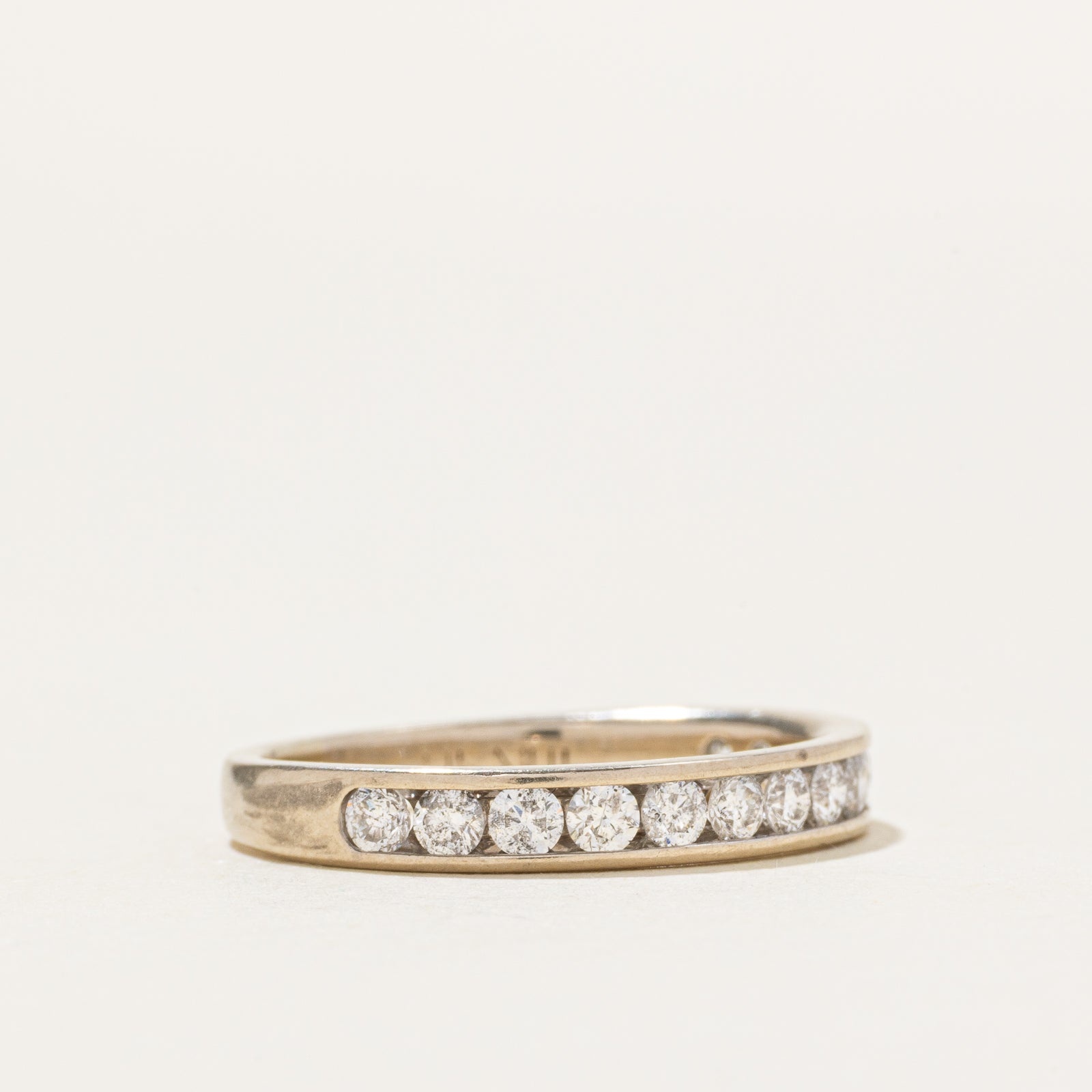 14k Semi Eternity Channel Set Diamond Ring | 0.50ctw | SZ 5.5