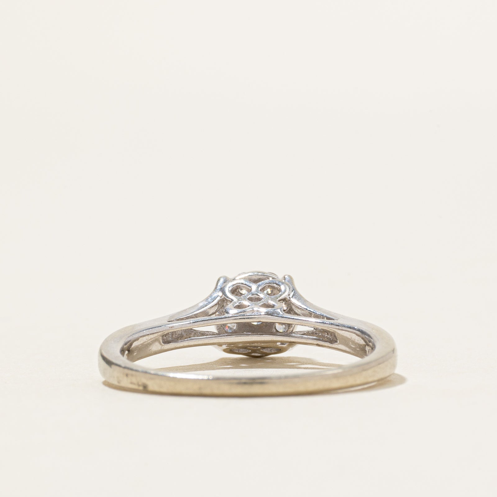 10k Cluster Diamond Tapered Ring | 0.25ctw | SZ 7