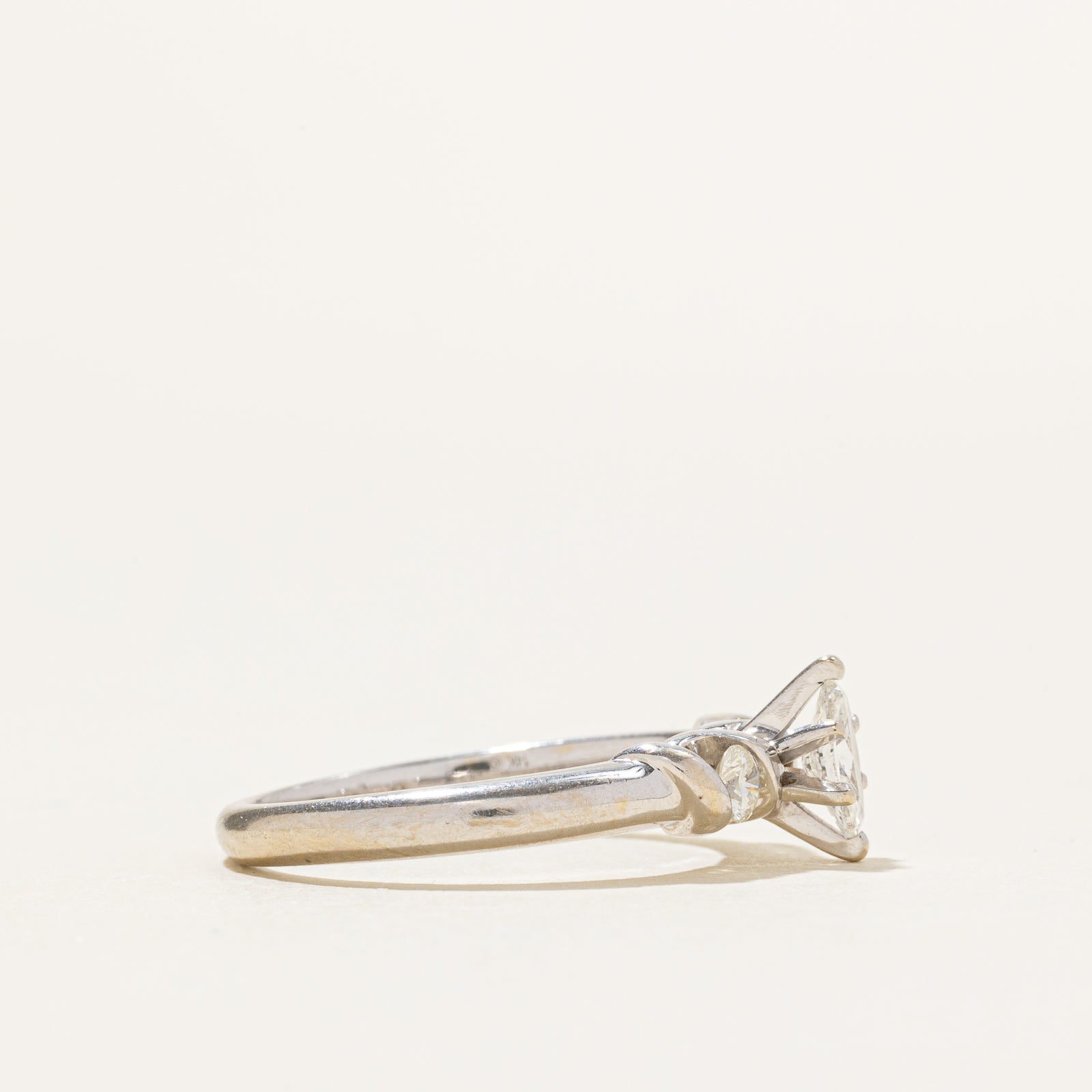 14k Marquise Cut Diamond Accented Ring | 0.48ct | SZ 7.5