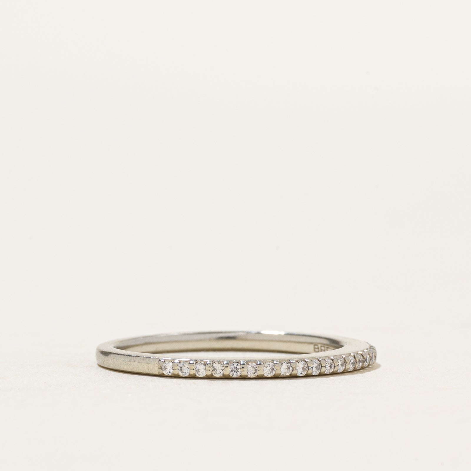 19k Semi Eternity Diamond Band | 0.09ctw | SZ 5